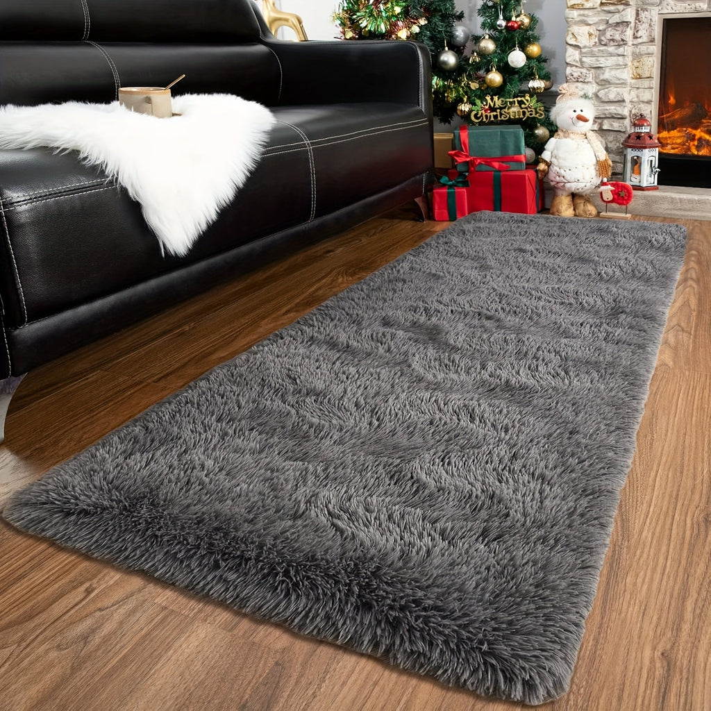 Tie-Dye Shaggy Fluffy Area Rug Non-Slip Machine Washable ¨C Soft Plush Fuzzy Carpet for Bedroom, Living Room, Hallway & Dorm ¨C 6 Colors, 4 Sizes: 2x6, 3x5, 6x9, 8x10 Ft