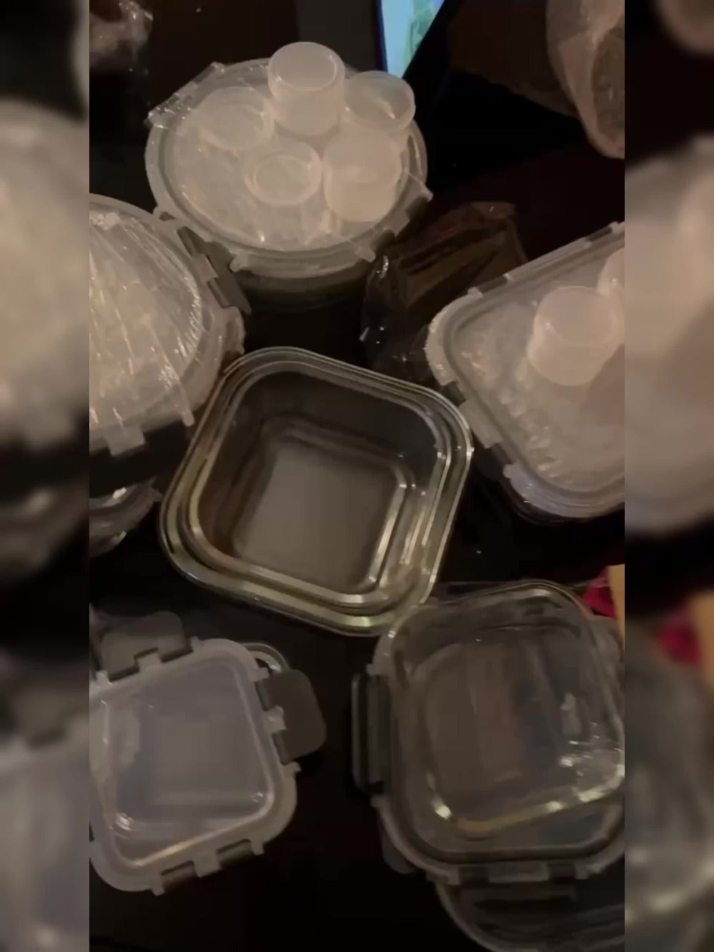 Glass Meal Prep Containers 24-Piece with Lids 12 Containers 12 Lids Leak-Proof Airtight Food Storage Microwave Oven Dishwasher Refrigerator Safe Bento Lunch Box Grey