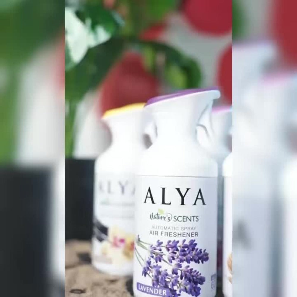Aromatherapy Air Freshener Spray 6 Scents | Lavender Vanilla Ocean Magnolia | Multi-Purpose Room Spray for Car Home Office Bathroom Fabric Closet Odor Eliminator