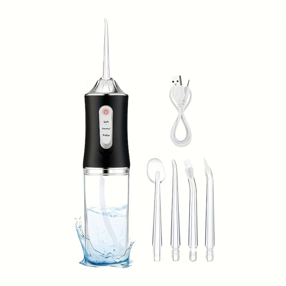 Oral Irrigator with 360¡ã Rotatable Nozzle & Smart Chip Pressure Control ¨C Electric Water Flosser for Deep Tooth & Gum Cleaning, 4 Colors, Portable Dental Mouth Rinser for Home & Travel