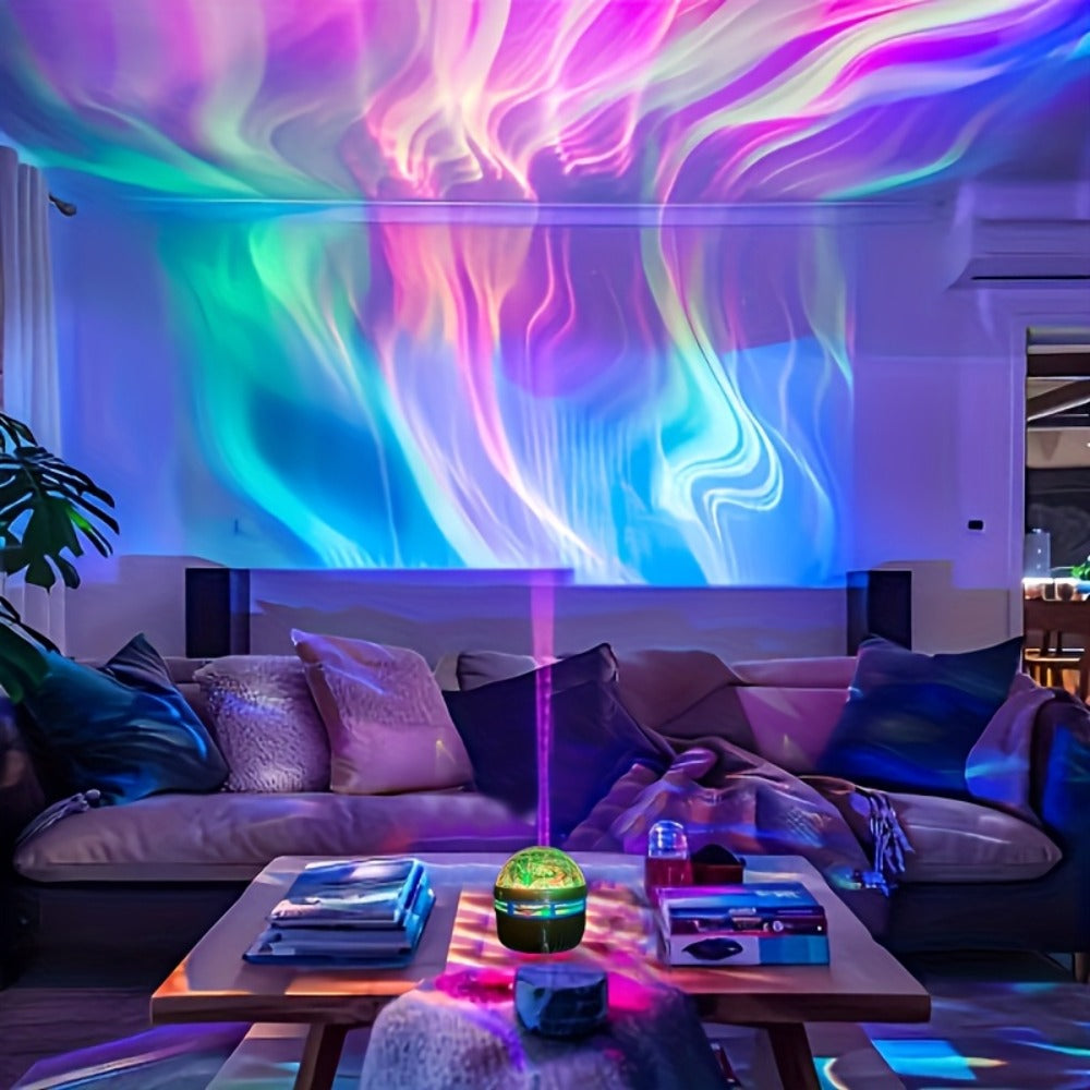 Aurora Borealis Star Projector with Remote ¨C 7 Lighting Effects Galaxy LED Night Light for Bedroom, Camping, Wedding, Party, Halloween & Christmas Decoration