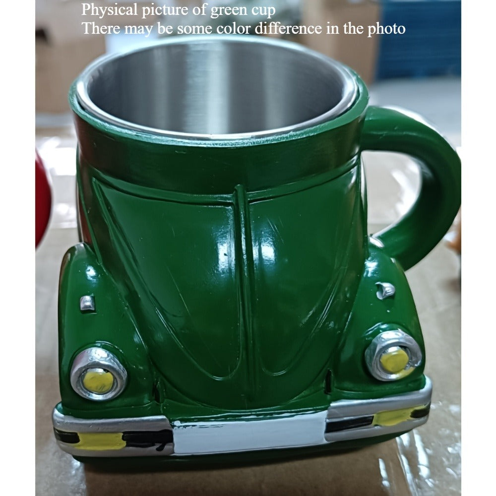 Sports Car Shape Coffee Mug ¨C Fun Novelty Car Shaped Drinking Cup Large Capacity ¨C Unique Tea Cup for Office & Home Decor ¨C Cool Birthday & Christmas Gift for Car Lovers ¨C 6 Colors