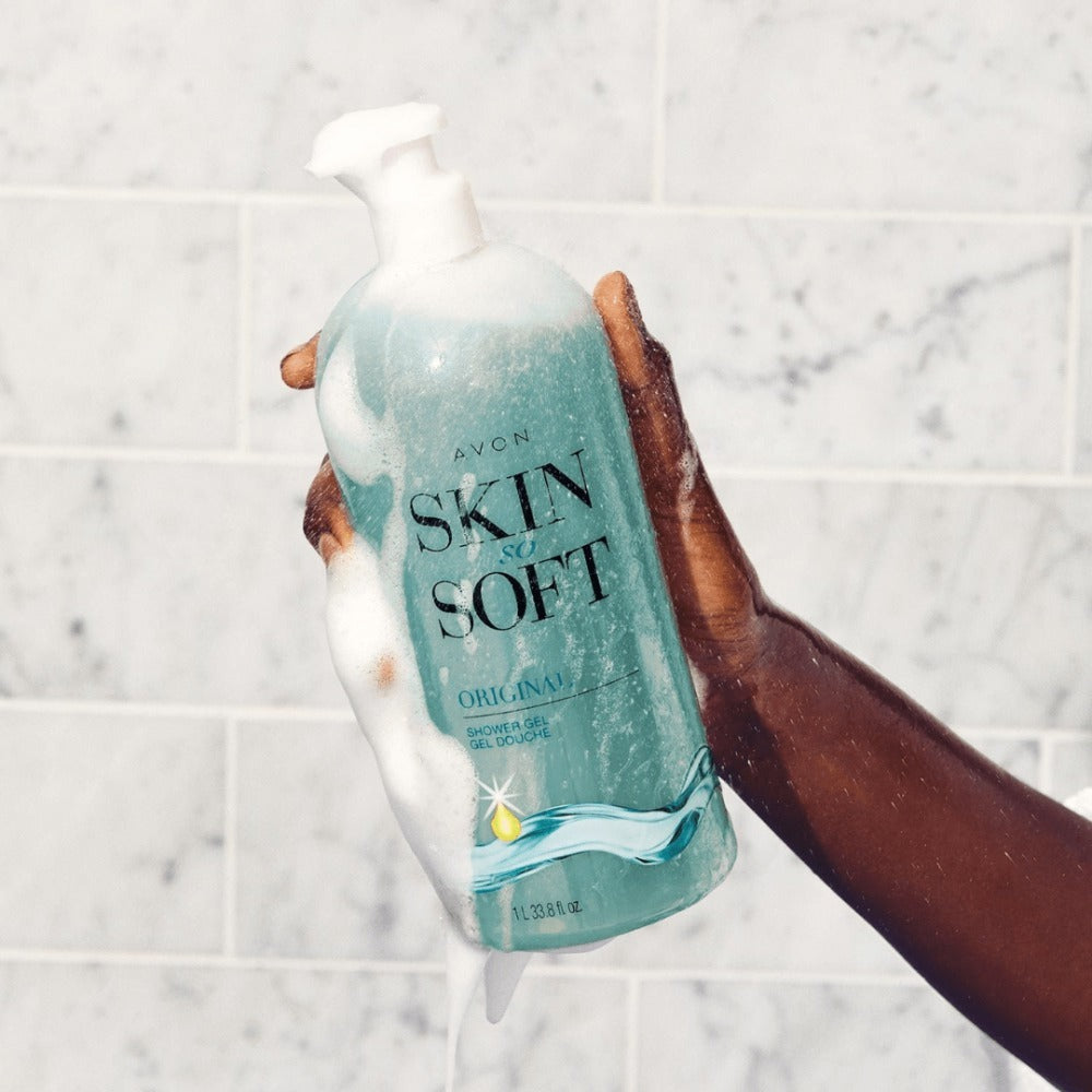 Jojoba Oil Moisturizing Shower Gel 33.8oz 2-Pack - Gentle Cleansing, Softening & Conditioning | Fresh Herbal Scent | All Skin Types | Dermatologist Tested