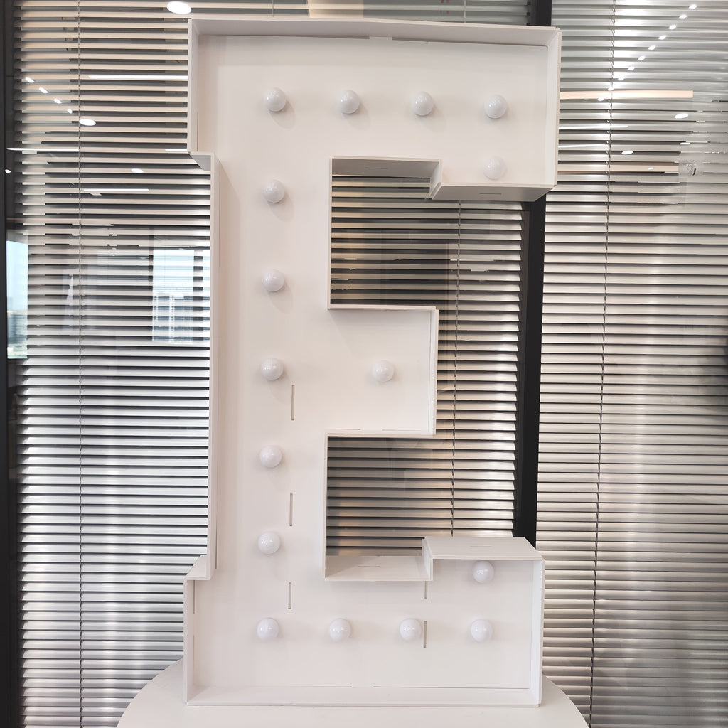LED Letter Lights 4FT Tall Marquee Letter Lights A-Z Alphabet Light Up Letters with Cool White LED for Wedding, Birthday, Party, Proposal & Graduation Decor