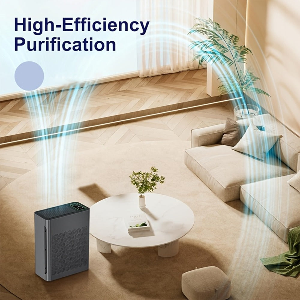 Large Area Air Purifier Covers 1095ft2 with Air Quality Display Timer for Bedroom Living Room Indoor Home Office Multiple Colors