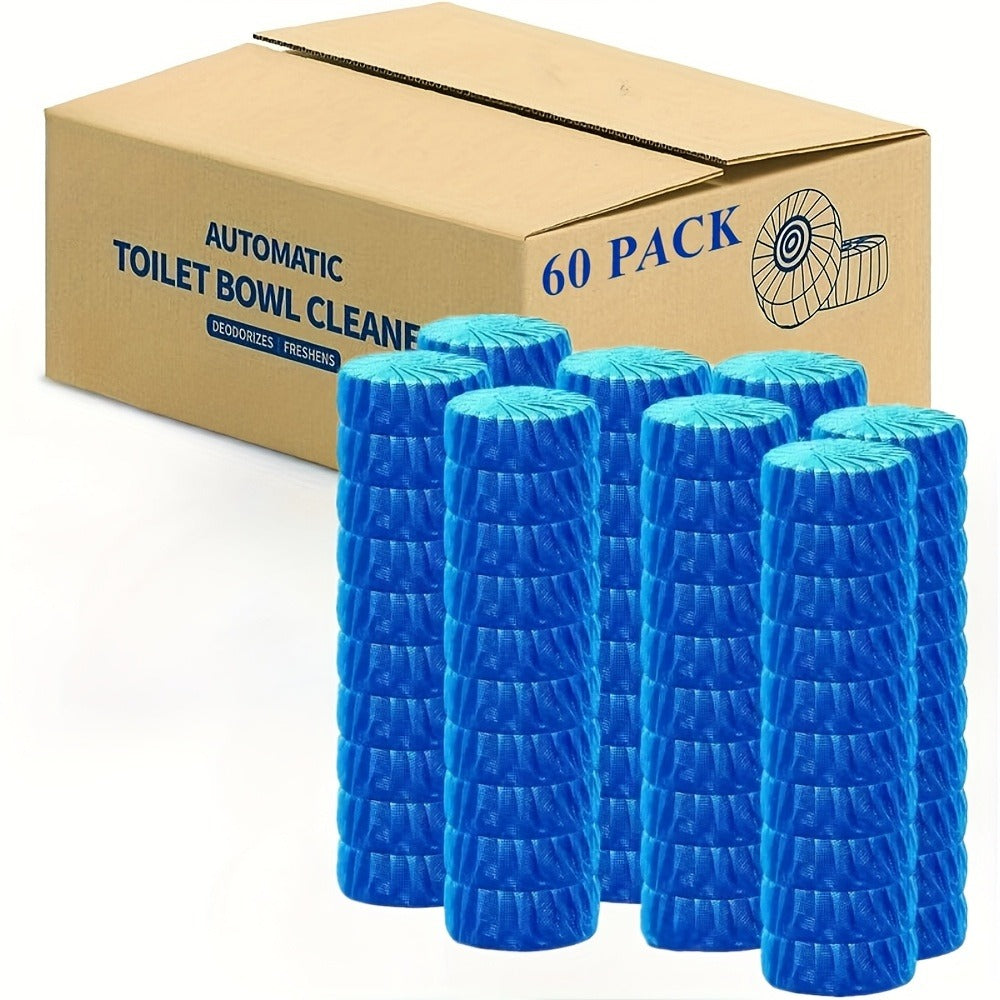 Automatic Toilet Bowl Cleaner Tablets 20/36/60 Pack ¨C Powerful Lemongrass Scent Toilet Tank Cleaner Tabs