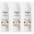 Dove Antiperspirant Deodorant Spray 3-Pack Coconut Jasmine Restoring Ritual 150ml Each ¨C 48-Hour Sweat & Odor Protection with Moisturizing Formula for Women Tropical Fragrance Body Spray