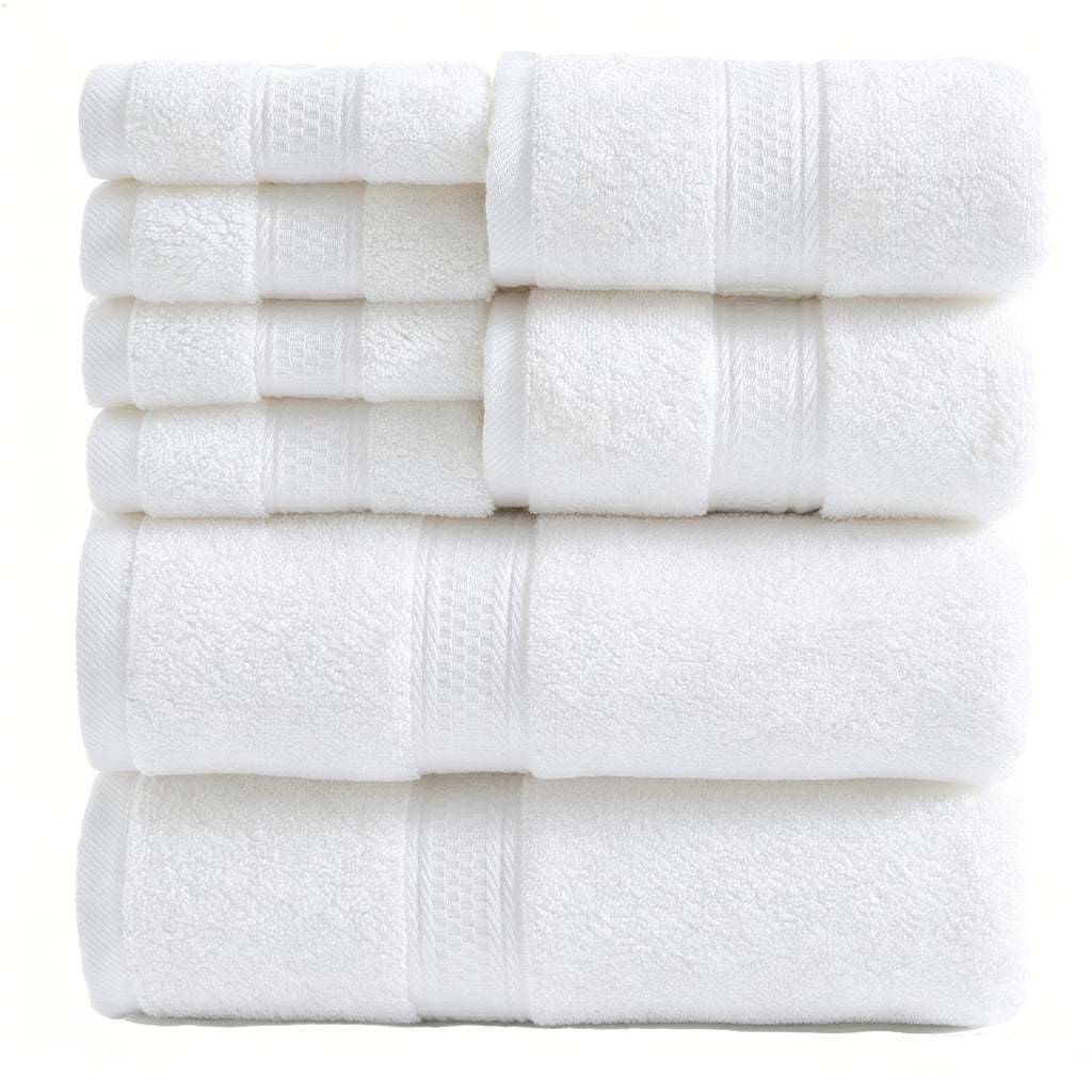 Luxury Soft Towel Set 8 or 16 Piece - Thickened Quick Dry Skin Friendly High Absorbency Bath Towels Hand Towels Washcloths | 13+ Colors | Home Hotel Travel Fitness Spa Gift Set