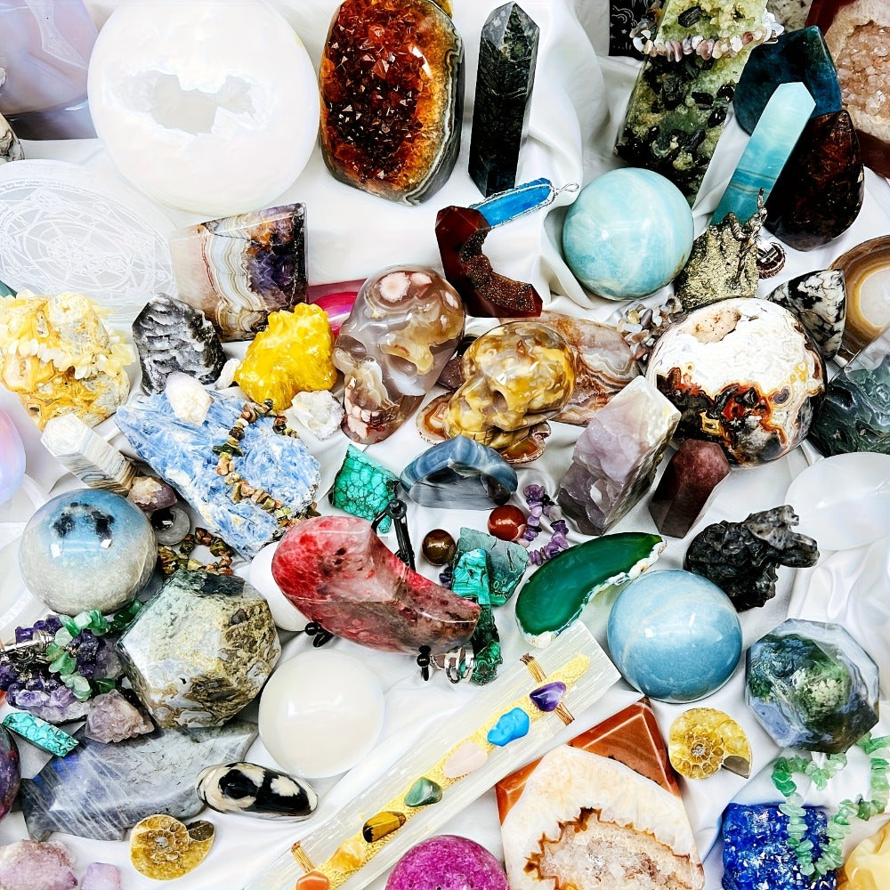 Bohemian Luxury Crystal Collector Box Gift Set - Romantic Home Decor & Holiday Gift for Parents, Friends | Christmas, Valentine's Day, Mother's Day