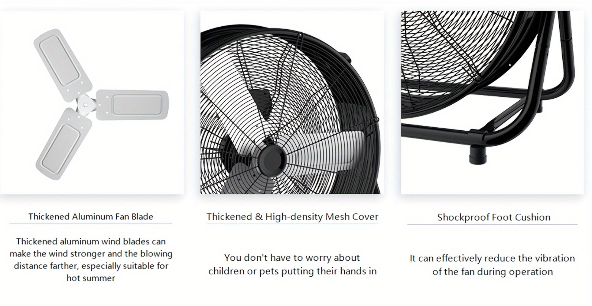 Industrial Drum Fan 24 & 30 Inch | High Velocity Floor Fan 9460-14000 CFM, 3-Speed Air Circulator with 180¡ã Tilt for Warehouse, Garage, Workshop, Job Site & Large Space Cooling ¨C Multiple Colors