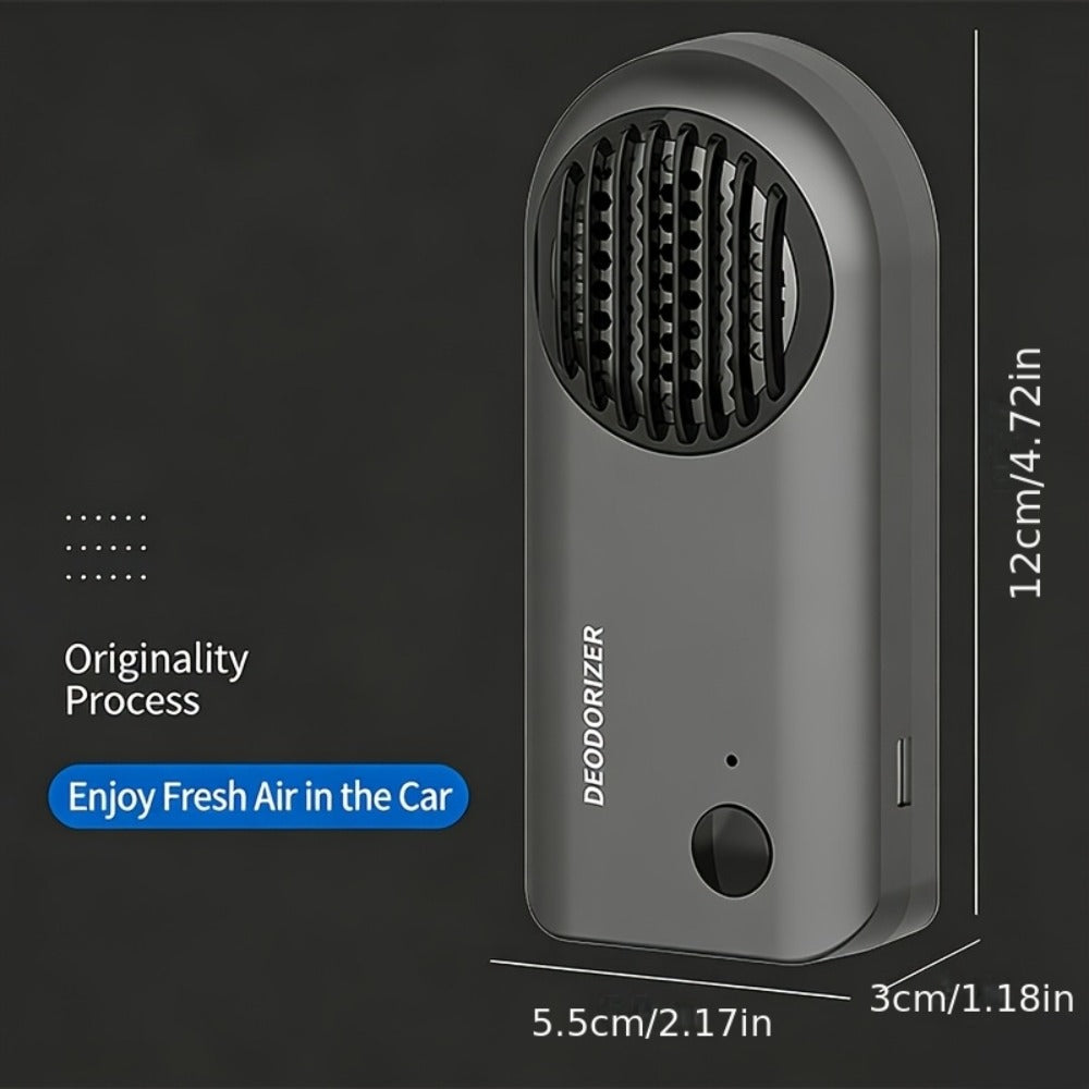 Car Air Purifier Ozone Deodorizer Active Oxygen Sterilization Odor Removal for Car Refrigerator Household Use Pink White Grey