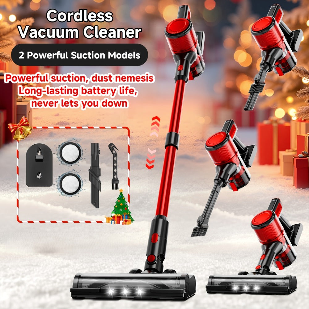 Cordless Stick Vacuum Cleaner 70KPa Brushless Motor 45-Min Runtime Lightweight for Pet Hair Carpet Hard Floor Dust with Cord & Cordless Modes