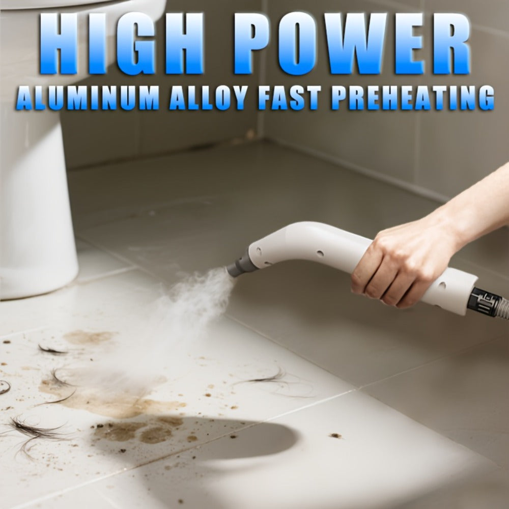 Handheld Steam Cleaner 1200W High Pressure Portable Steam Cleaning Machine for Home, Car, Upholstery, Floors & Gaps - High Power Water Tank, Multi-Surface Steamer with Storage Bag, Regular & Pro Edition
