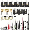 Silent Quartz Clock Movement Kit 9pcs with 12 Pairs Clock Hands ¨C DIY Wall Clock Repair Parts for 22mm 16mm 13mm Shaft, Aluminum ABS Craft Gift