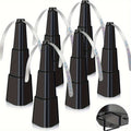 Fly Fans for Tables 6 Pack Fly Repellent Fan Holographic Blade Keep Flies Away from Food for Outdoor BBQ Picnic Party Home Dining Table Portable Battery Operated Soft Blade Safe Indoor Outdoor