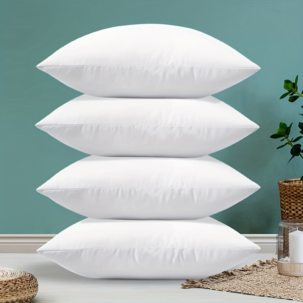 Throw Pillow Inserts Soft Fluffy Hypoallergenic Square Pillow Stuffing Washable Fiber Fill for Sofa Bedroom Living Room 14 16 18 20 22 Inch