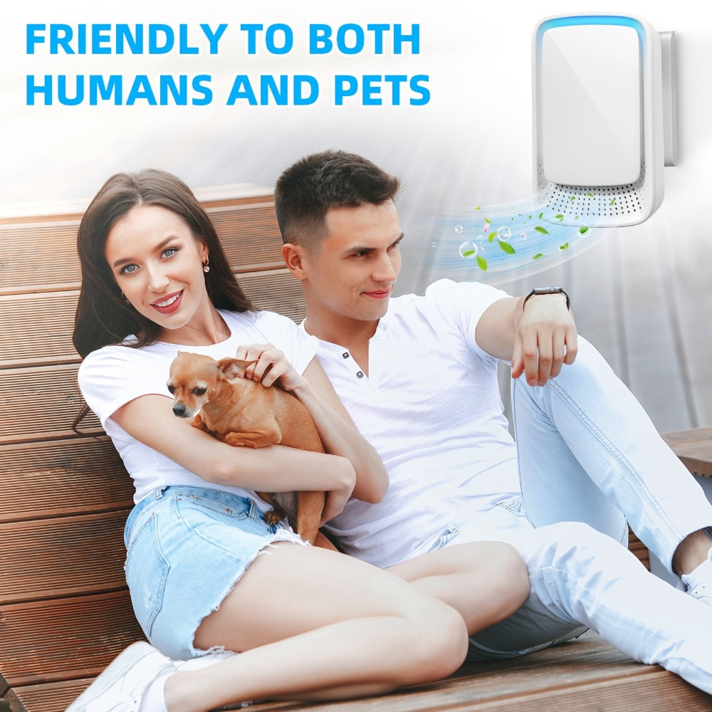 Plug-in Ionic Air Purifier Filterless Silent Odor Neutralizer for Home Bedroom Bathroom Office Gym Pet Odor Smoke 24/7 Freshener Zero Maintenance Compact Space-Saving Design 2 4 6 Pack