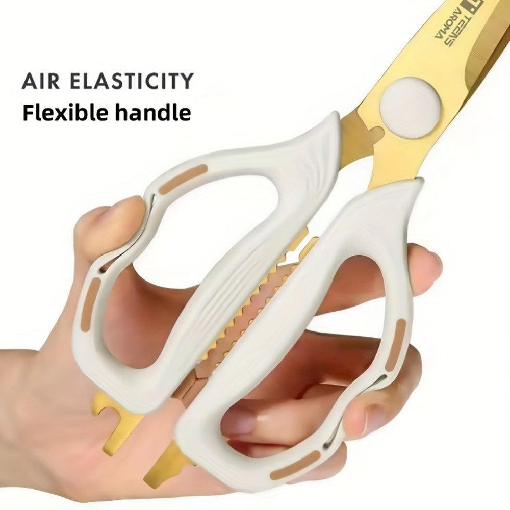 Heavy Duty Kitchen Scissors Multipurpose ¨C Sharp Rust-Proof Stainless Steel Shears for Meat Poultry Vegetables Herbs Fish, Professional Chef Scissors for Home Restaurant Office Outdoor