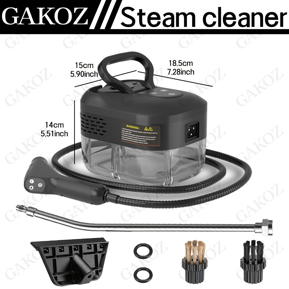 High Temperature Steam Cleaner Handheld Carpet Cleaner High Pressure for Kitchen Grease Sofa Air Conditioner Washing Machine Tile Grout Easy Carry Home Use