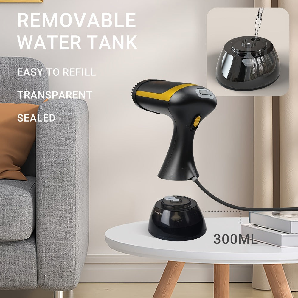Handheld Garment Steamer 1100W Portable Steam Iron for Clothes, Vertical Hanging Wrinkle Remover with Stainless Steel Soleplate, 300ml Water Tank, 20s Fast Heat-Up, Travel & Home Fabric Steamer