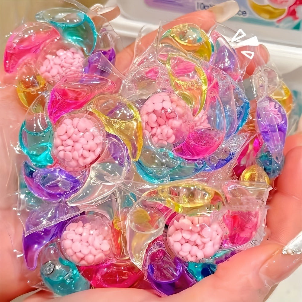 Laundry Gel Beads Six-in-One Concentrated Detergent Pods ¨C Powerful Stain Removal & Long-Lasting Fragrance, 200g / 300g / 600g Pack