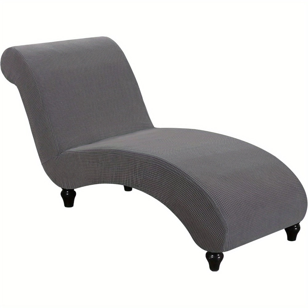 Chaise Lounge Cover Stretch Slipcover Jacquard Fabric Chair Sofa Protector for Living Room Bedroom Machine Washable Multi-Color