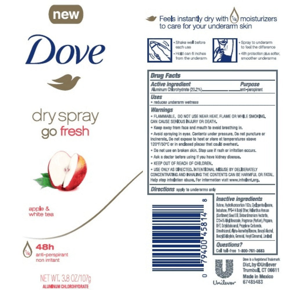 Dove Women Deodorant Spray 150ml Long-Lasting Scent Protection Anti-Perspirant Body Spray for Women ¨C 48H Freshness, Gentle on Skin, Bulk Pack Options