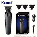 USB Rechargeable Hair Clipper KM-2299 Professional Electric Hair Trimmer Oil Head Fade Carving Clipper for Men Barber Salon
