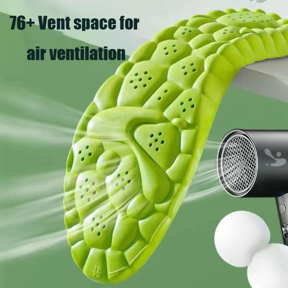 Foam Cushion Insoles 8pcs (4 Pairs) ¨C Breathable Anti-Sweat Sports & Work Insoles for Men & Women, EU 35-46