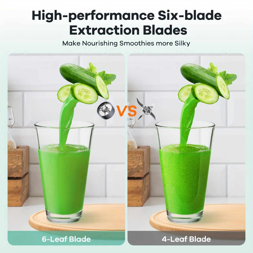Personal Blender & Smoothie Maker 12-in-1 ¨C High-Powered Protein Shake Mixer, Multi-Function Grinder, BPA-Free with Portable Cup