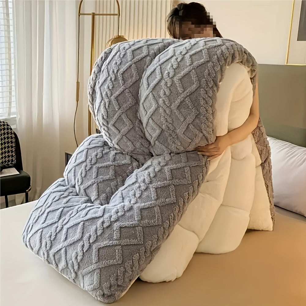 Taffeta Comforter All Season ¨C Soft, Thick & Warm Quilt for Bedroom, Guest Room & Hotel | Machine Washable | Twin Full Queen King