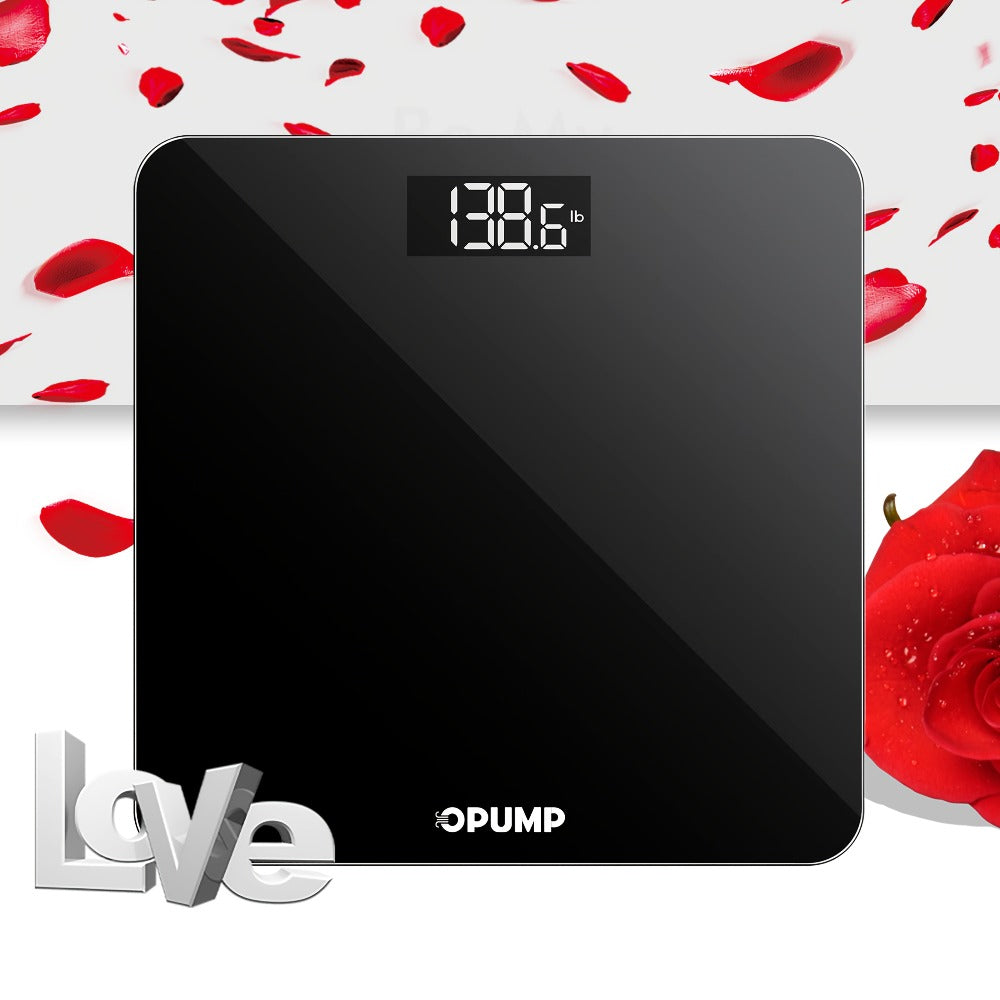 Digital Bathroom Scale High Precision 400 lbs ¨C Electronic Body Weight Scale with Backlit HD LCD Display, kg/lb/st Switchable, Easy Read, Includes Batteries