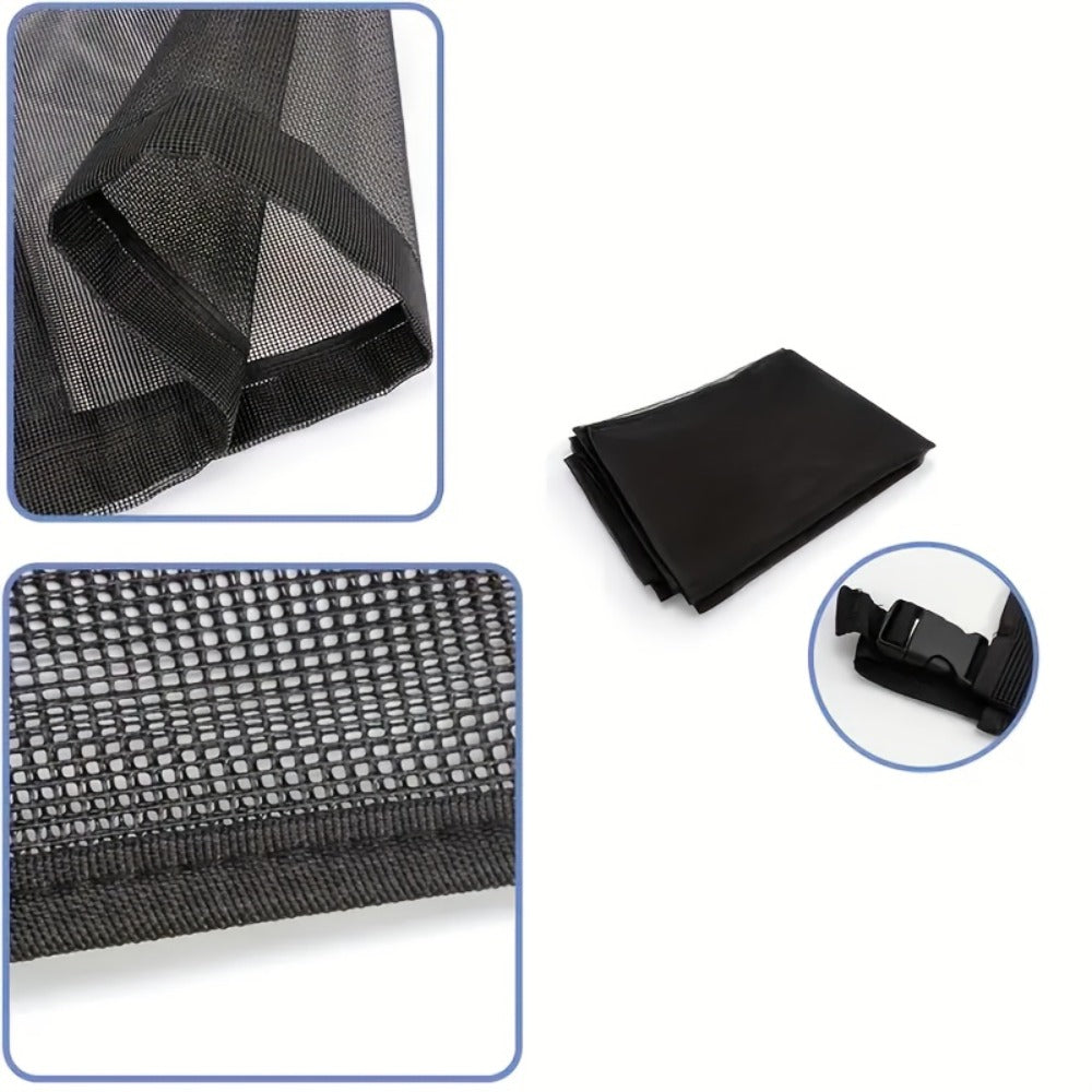 Outdoor AC Unit Cover Heavy Duty Waterproof Central Air Conditioner Cover with Mesh Vent Adjustable Straps UV Rain Snow Debris Bug Leaf Protection XS M L