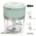 Mini Food Processor USB Rechargeable Electric Chopper 9.47oz ¨C Portable Wireless Meat Grinder & Blender for Garlic, Vegetables, Fruit, Ginger & Chili, Compact Kitchen Tool for Home Office Travel