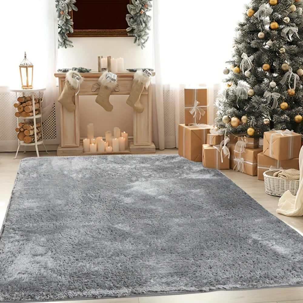 Fluffy Shag Area Rug Soft Plush Carpet Non-Slip for Living Room Bedroom Bedside 100% Polyester Tufted Indoor Floor Rug Home Decor Multiple Colors and Sizes
