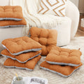 Memory Foam Chair Cushions 4/8 Pack, Non-Slip Seat Pads for Dining Chairs, Kitchen, Office & Patio ¨C Indoor Outdoor Chair Pads M/L Size