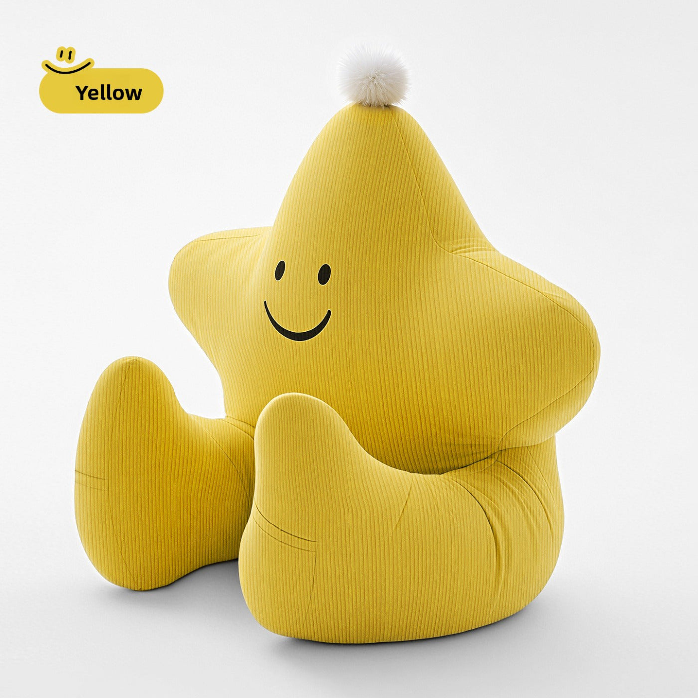 Kids Reading Pillow Star Shape with Neck Support Back Support Lumbar Support & Armrests Ergonomic Spine Protection Sit-Up Pillow for Children Reading Study Gaming on Sofa Bed Floor (Blue Green Yellow Pink)
