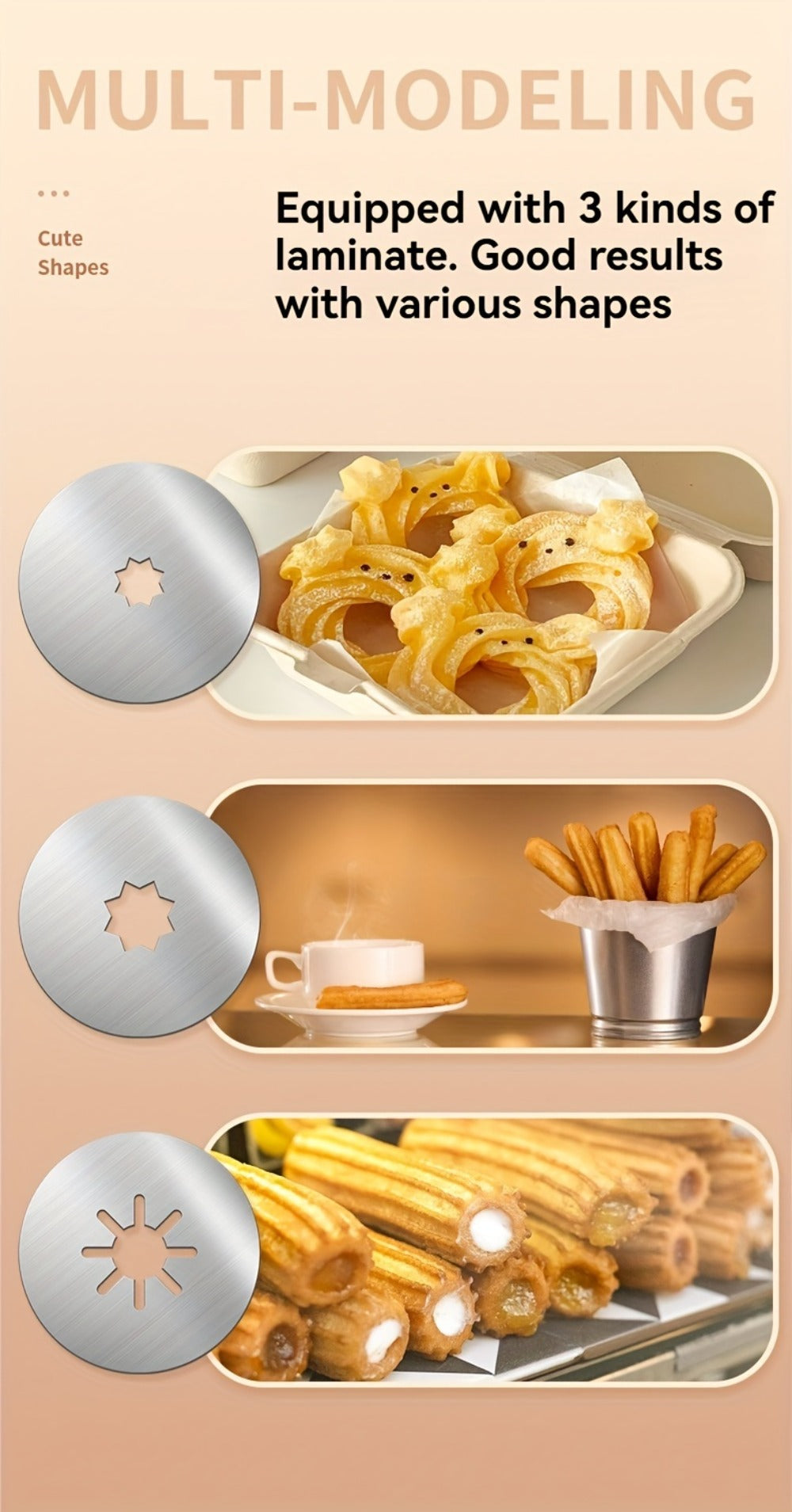 Cookie Press Biscuit Machine 8pcs, Heavy Duty Manual Spanish Cookie Maker with 8 Discs, No Electricity Required, Three-Stable System, Easy to Clean, for Home and Commercial Kitchen Pastry Baking