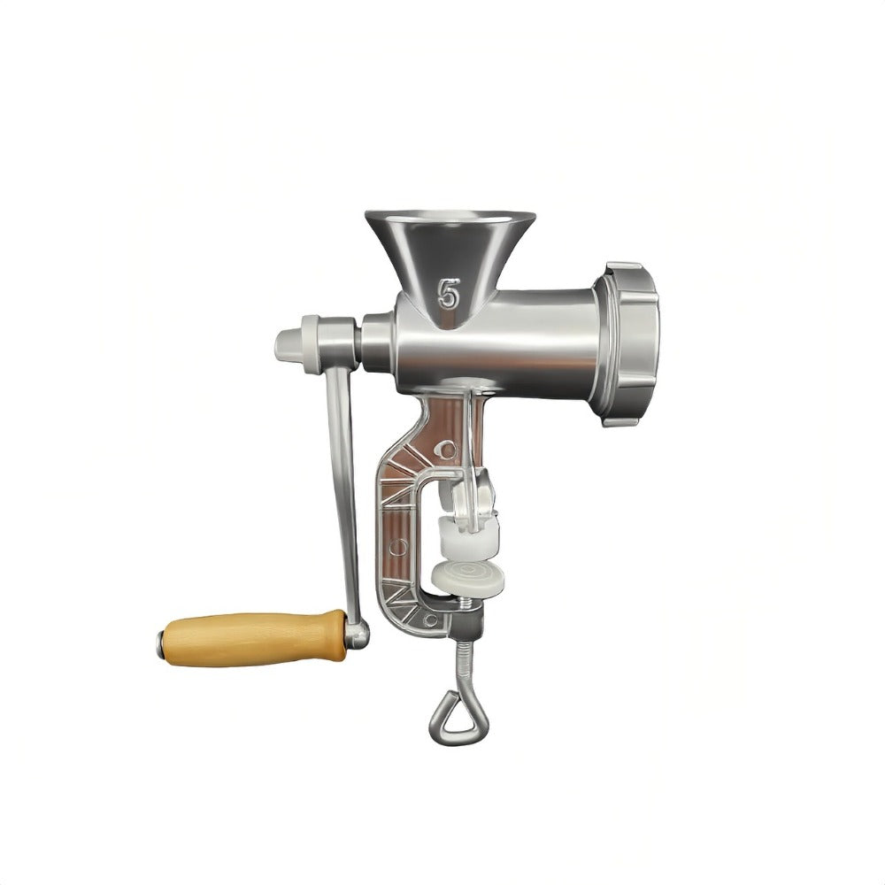 Manual Meat Grinder with Table Clamp Heavy Duty Stainless Steel Hand Crank Food Processor for Grinding Meat Vegetables & Spices ¨C No Electricity Required