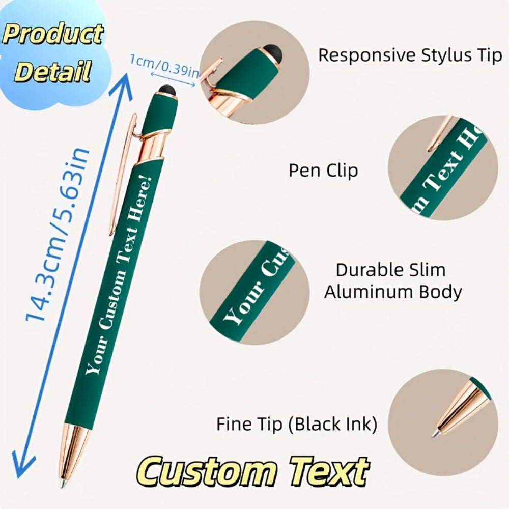 Custom Engraved Ballpoint Pen Set 100pcs, Personalized Metal Luxury Pens Bulk, Engraved Writing Instruments for Wedding, Corporate Gifts, Graduation, Birthday, Christmas, Anniversary & Party Favors ¨C Red, Black, Purple, Gold, Blue