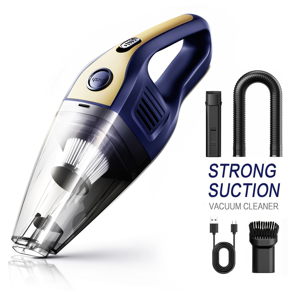 Cordless Handheld Vacuum Cleaner 5KPa 40dB Quiet Lightweight Rechargeable with Crevice Tool for Home Kitchen Car Office Pet Hair