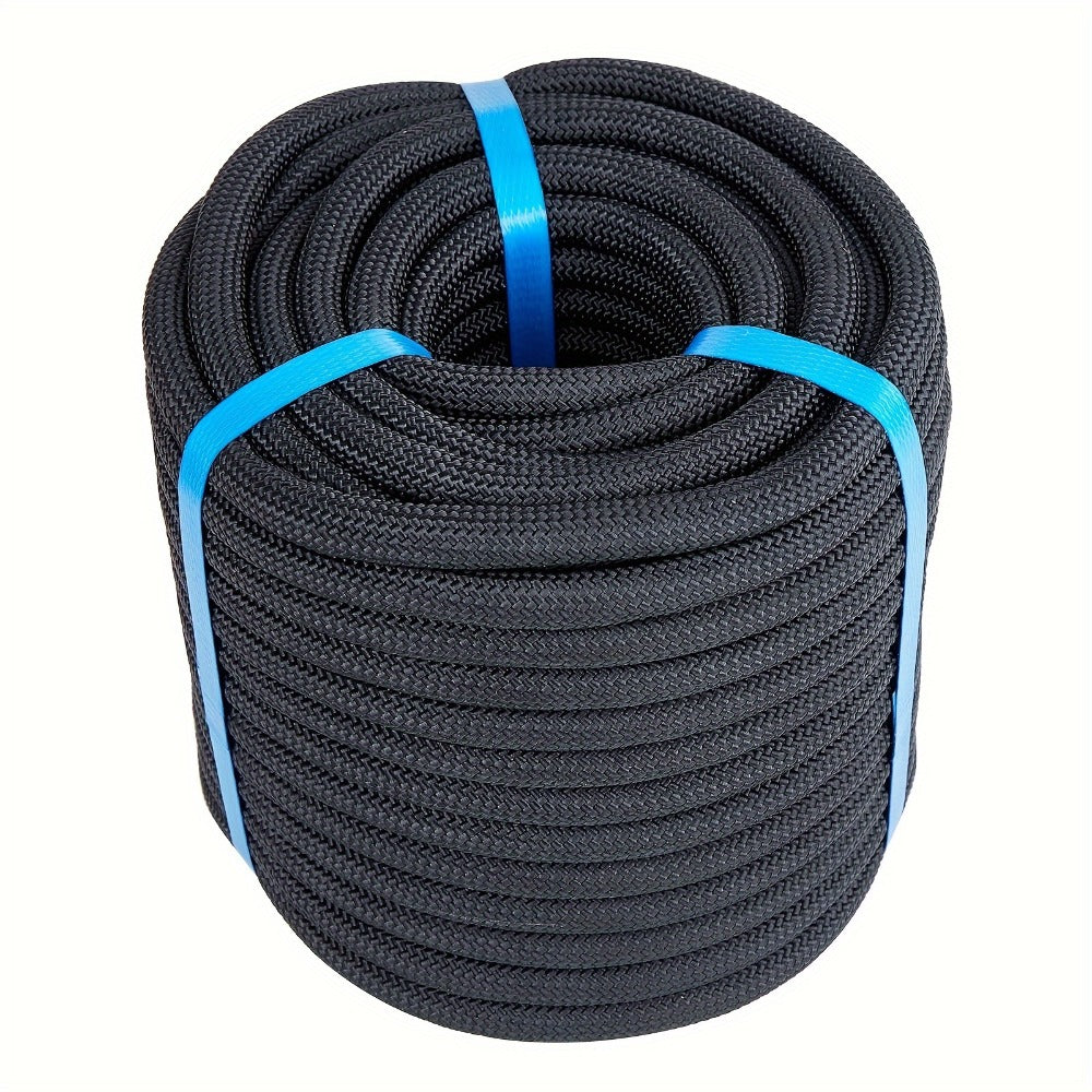 Double Braided Nylon Rope 1/2 Inch Heavy Duty Polyester ¨C 100ft 150ft 200ft Multi-Color for Anchoring Towing Cargo Sailing Dock Lines & Outdoor Use