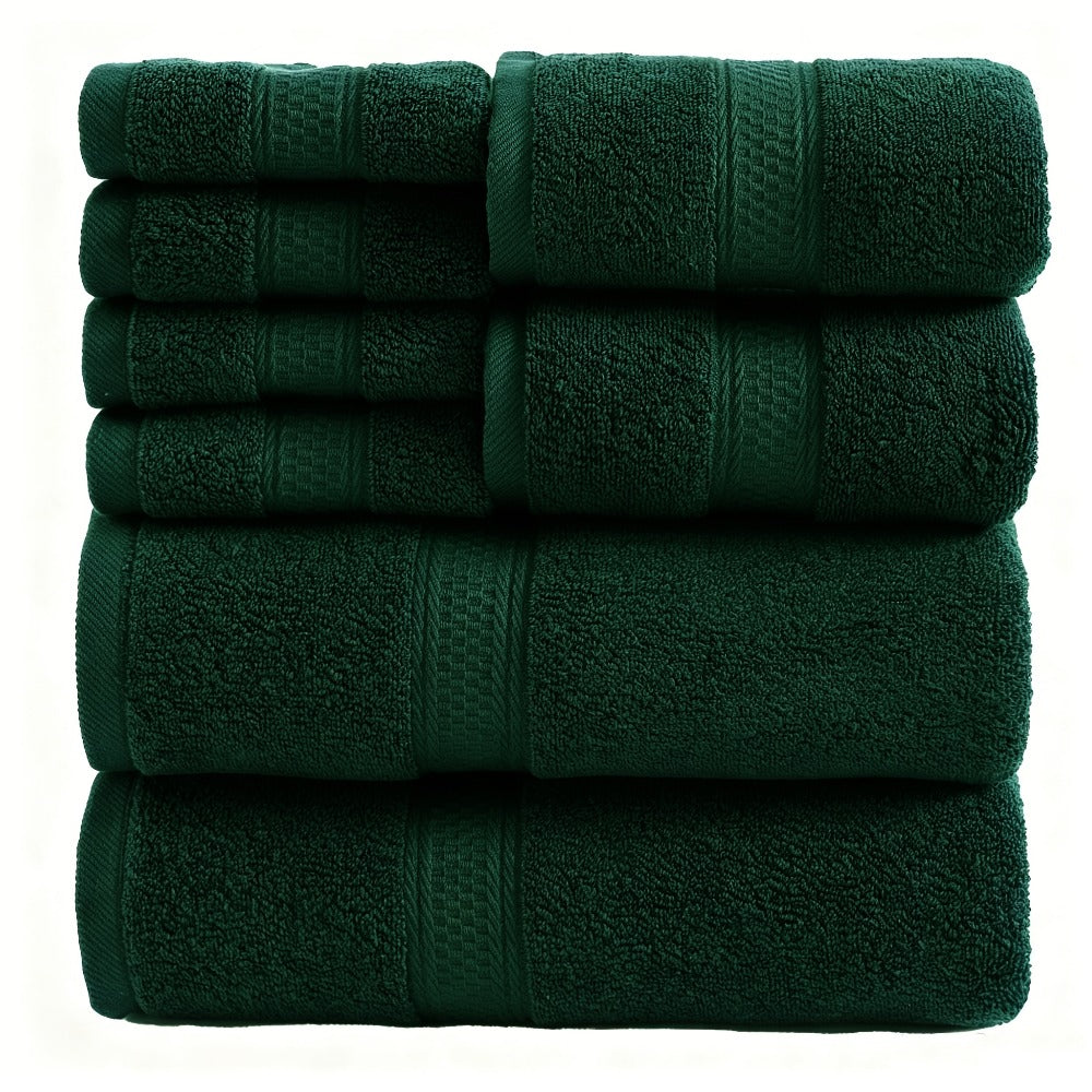 Luxury Soft Towel Set 8 or 16 Piece - Thickened Quick Dry Skin Friendly High Absorbency Bath Towels Hand Towels Washcloths | 13+ Colors | Home Hotel Travel Fitness Spa Gift Set