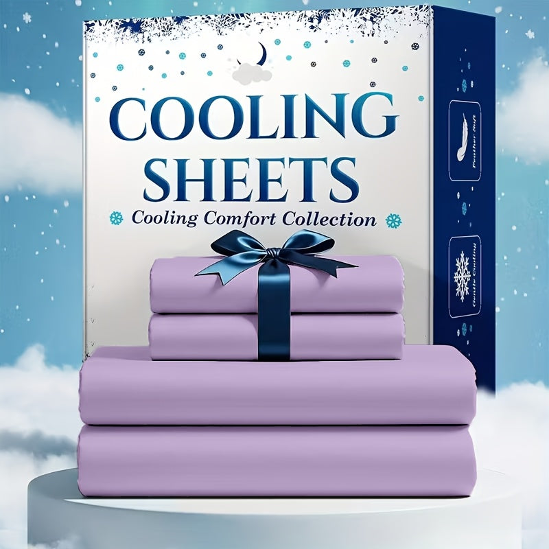 Bed Sheet Set Soft Breathable Cooling Microfiber Fitted & Flat Sheets with Deep Pockets ¨C Wrinkle Free Hotel Luxury Bedding in Multiple Colors & Sizes