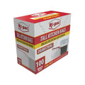 White Drawstring Trash Bags 13 Gallon 100 Count, Tall Kitchen Garbage Bags 0.9 Mil, 2 ft x 2 ft 3 in, Easy-Tie Drawstring Closure, Affordable Value Pack for Kitchen, Bathroom & Office Trash Cans