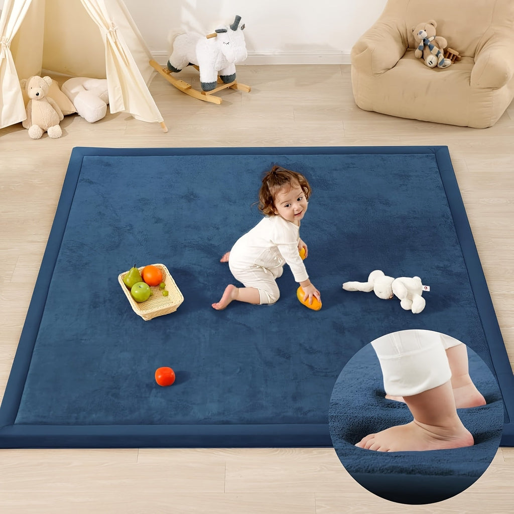 Memory Foam Area Rug Tatami Mat Non-Slip Coral Velvet Floor Mat for Living Room Bedroom Kids Playroom Yoga ¡ª Multiple Sizes & Colors