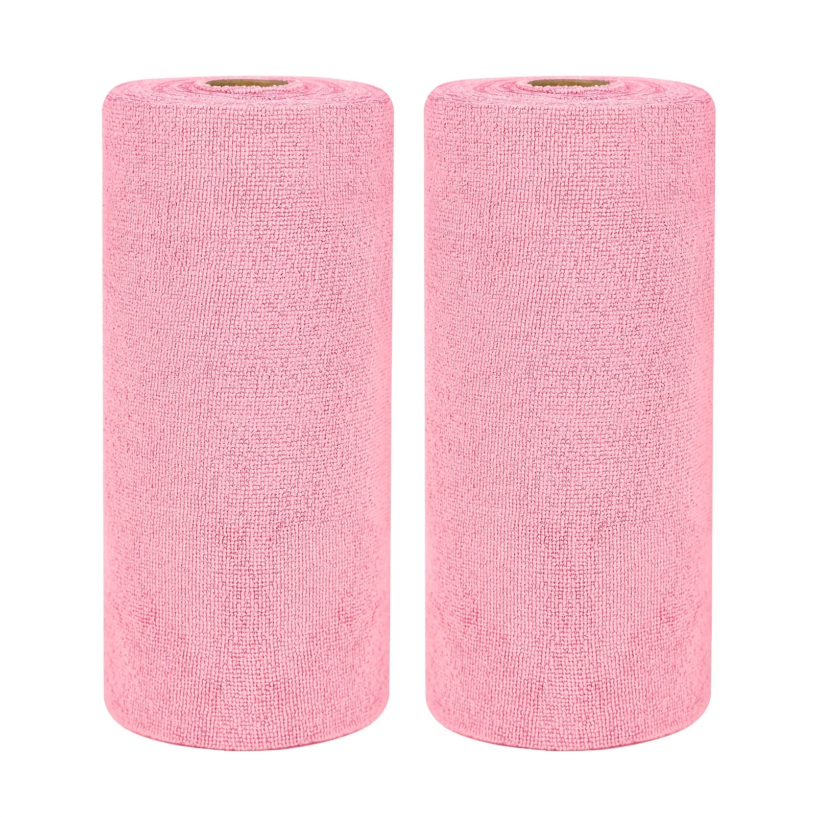 Microfiber Cleaning Cloths Reusable Paper Towel Roll Replacement ¨C Washable Absorbent Tear-Away Dishcloths for Kitchen, Bathroom & Car | Eco-Friendly Rags 50 or 100 Pack, 12x12 Inch