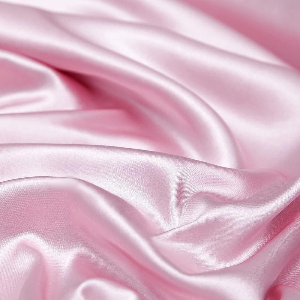 Satin Bed Sheet Set 4 Pcs ¨C Luxury Silky Smooth Hotel-Quality Bedding, Wrinkle-Free Deep Pocket Fitted Sheet, All-Season Elegant Satin Sheets ¨C Twin, Full, Queen & King, Multiple Colors