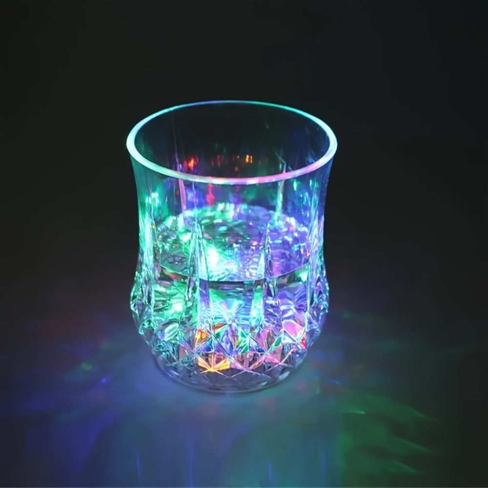 LED Light-Up Cups Glow in the Dark ¨C Pineapple Induction Party Cups for Birthday Christmas Disco Valentine's Day (6.76oz)