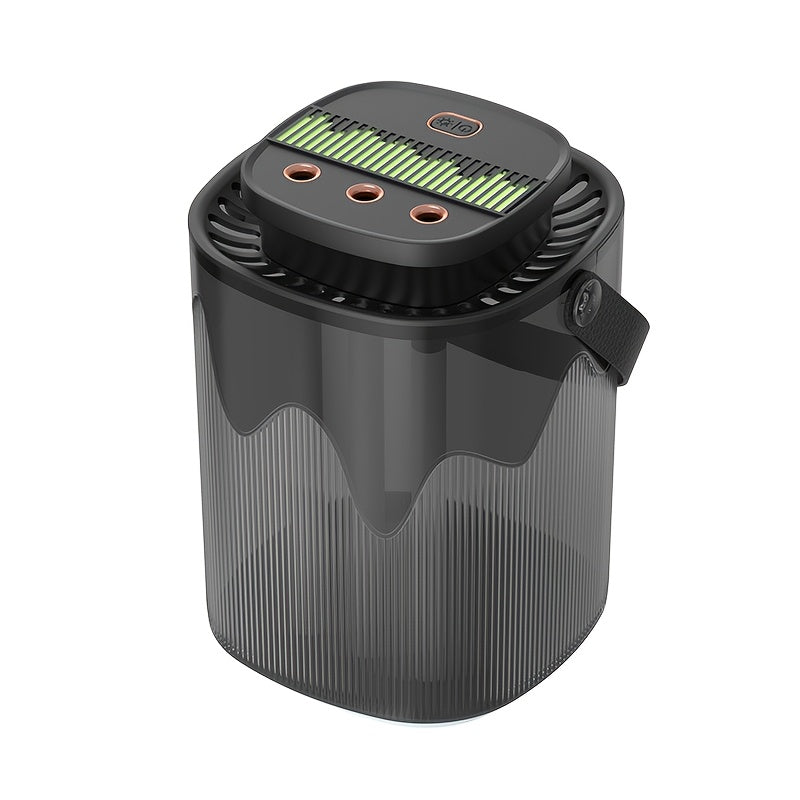 Large Capacity Desktop Humidifier with Night Light ¨C 101oz 3-Nozzle USB Rechargeable Cool Mist Humidifier for Bedroom, Office, Dorm & Home, Quiet Air Humidifier with LED Night Light, Holiday Gift